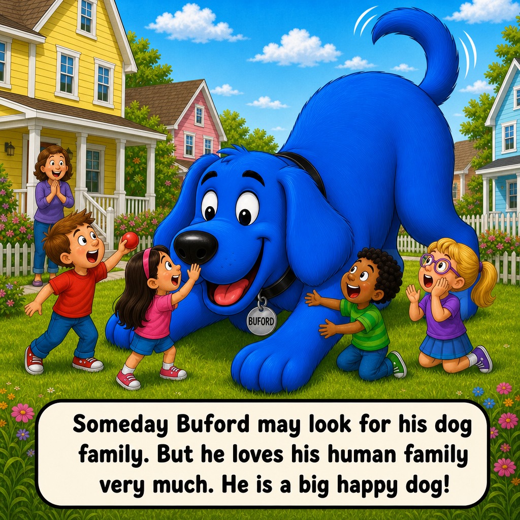 Sample page from Buford Poops