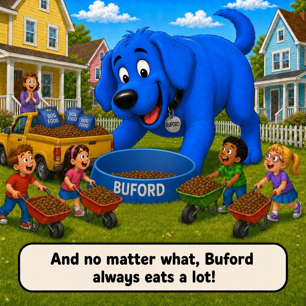 Sample page from Buford Poops