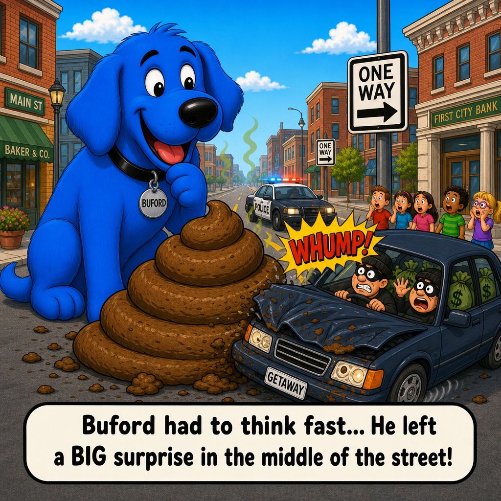 Sample page from Buford Poops