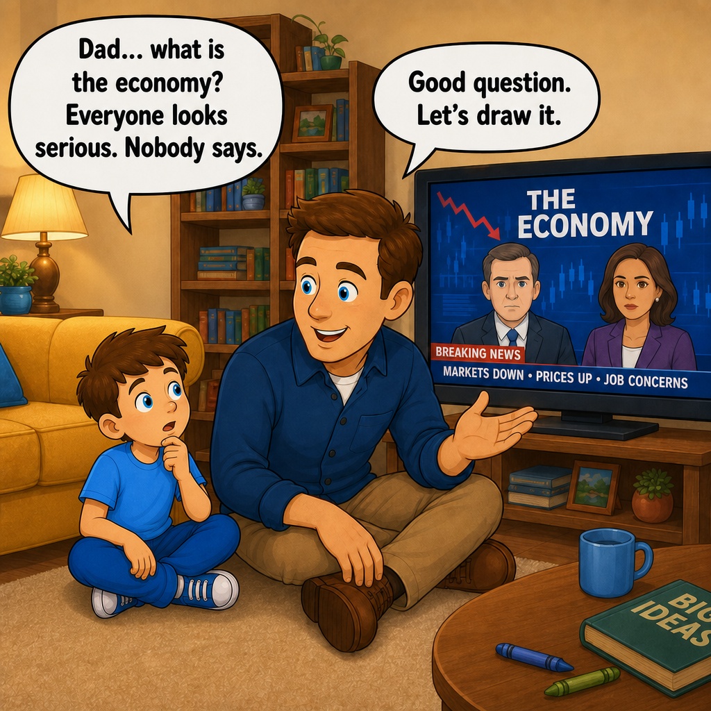 Sample page from What's the Economy?
