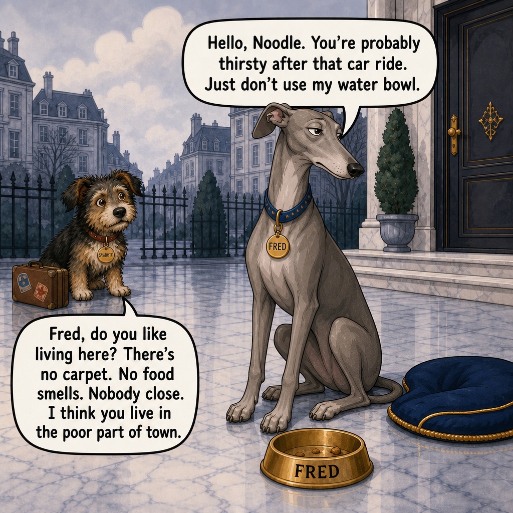 Sample page from Rich Dog, Poor Dog