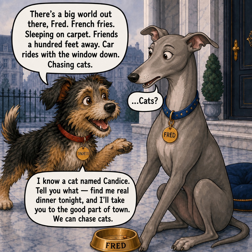 Sample page from Rich Dog, Poor Dog