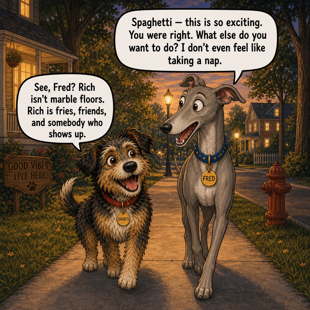 Sample page from Rich Dog, Poor Dog